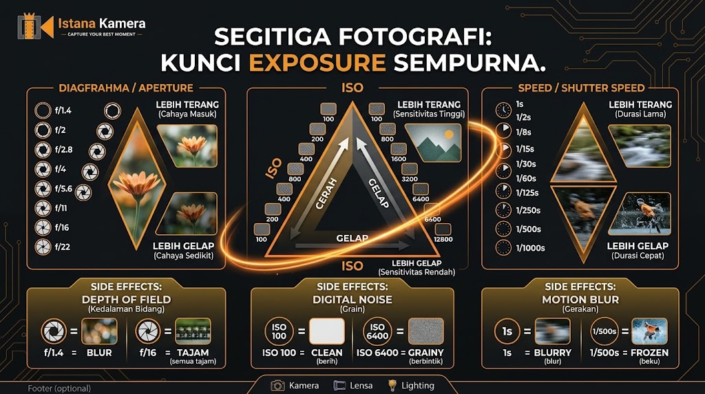 Teknik dasar Segitiga Fotografi - Aputure part 1