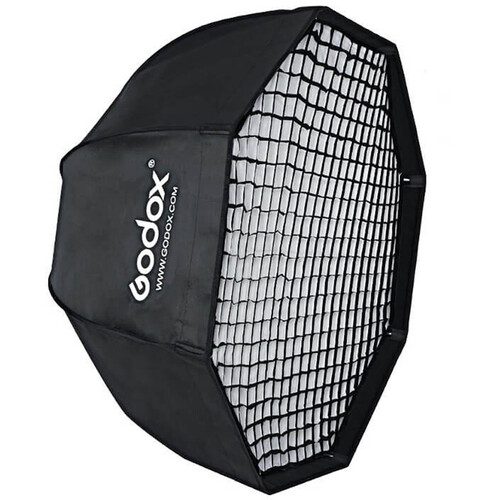 Godox Octagonal Softbox with Bowens Speed Ring and Grid
