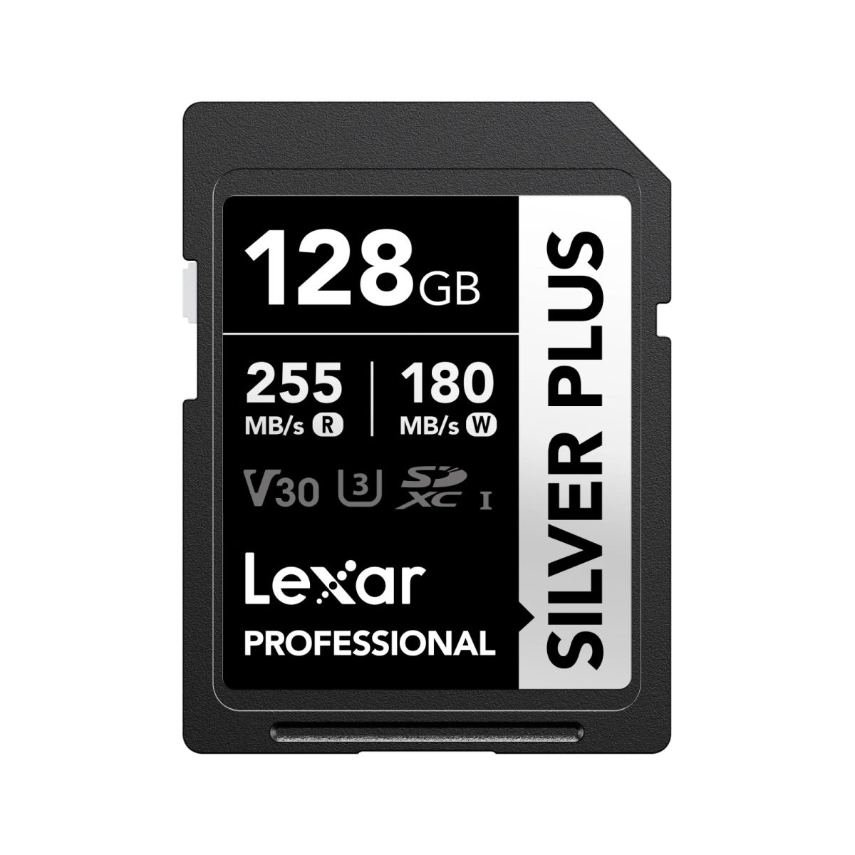 Lexar Memory Card Professional Silver Plus SDXC UHS-I R: 255MB/s W: 180MB/s