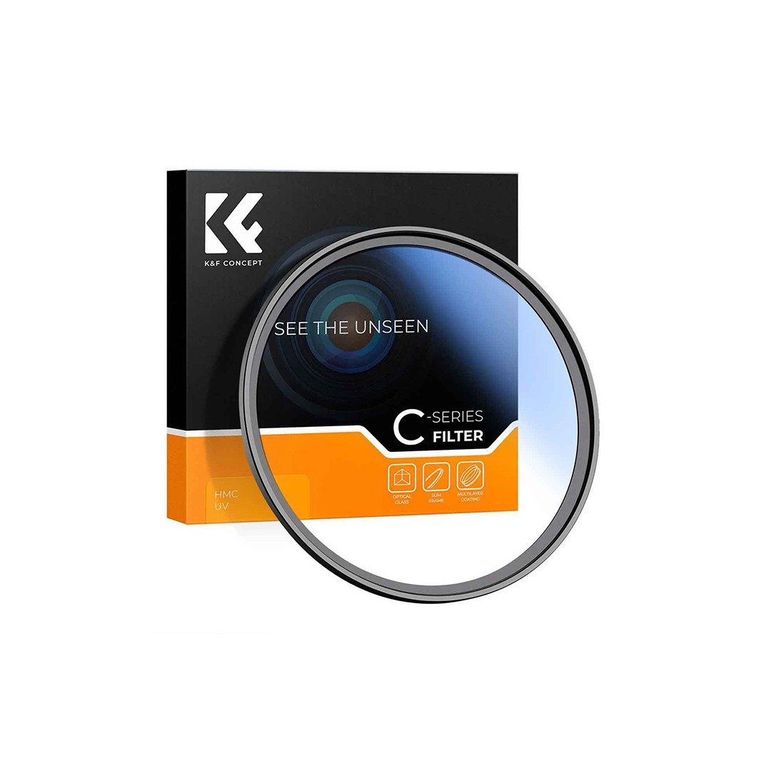 K&F Concept Filter Slim C SeriesUV With Blue Coat
