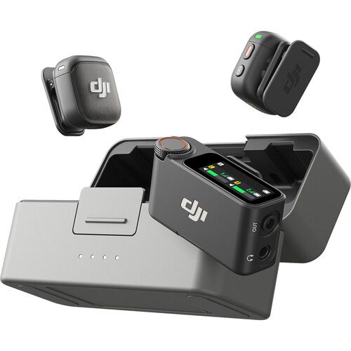 DJI Mic 3 (2 TX + 1 RX + Charging Case) Wireless Microphone