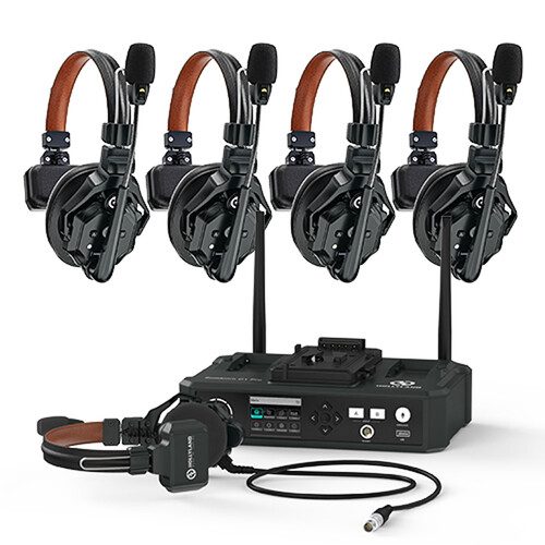 Hollyland Solidcom C1 Pro-Hub4S ENC 5-Person Full-Duplex Wireless Intercom System with Hub