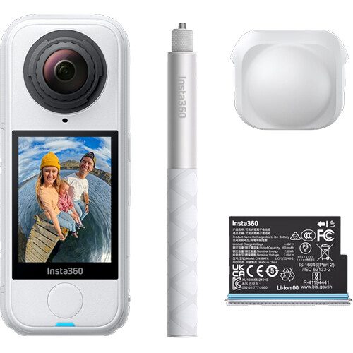Insta360 X4 Air 360° Action Cam Starter Bundle (Arctic White)