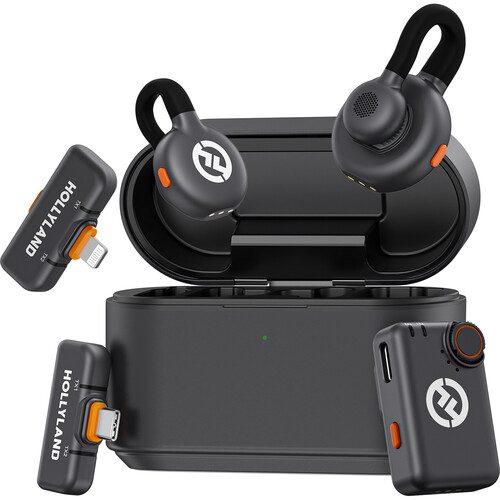 Hollyland LARK M2S Ultimate Combo 2-Person Wireless Microphone ( USB C, TRS , Lightning  )