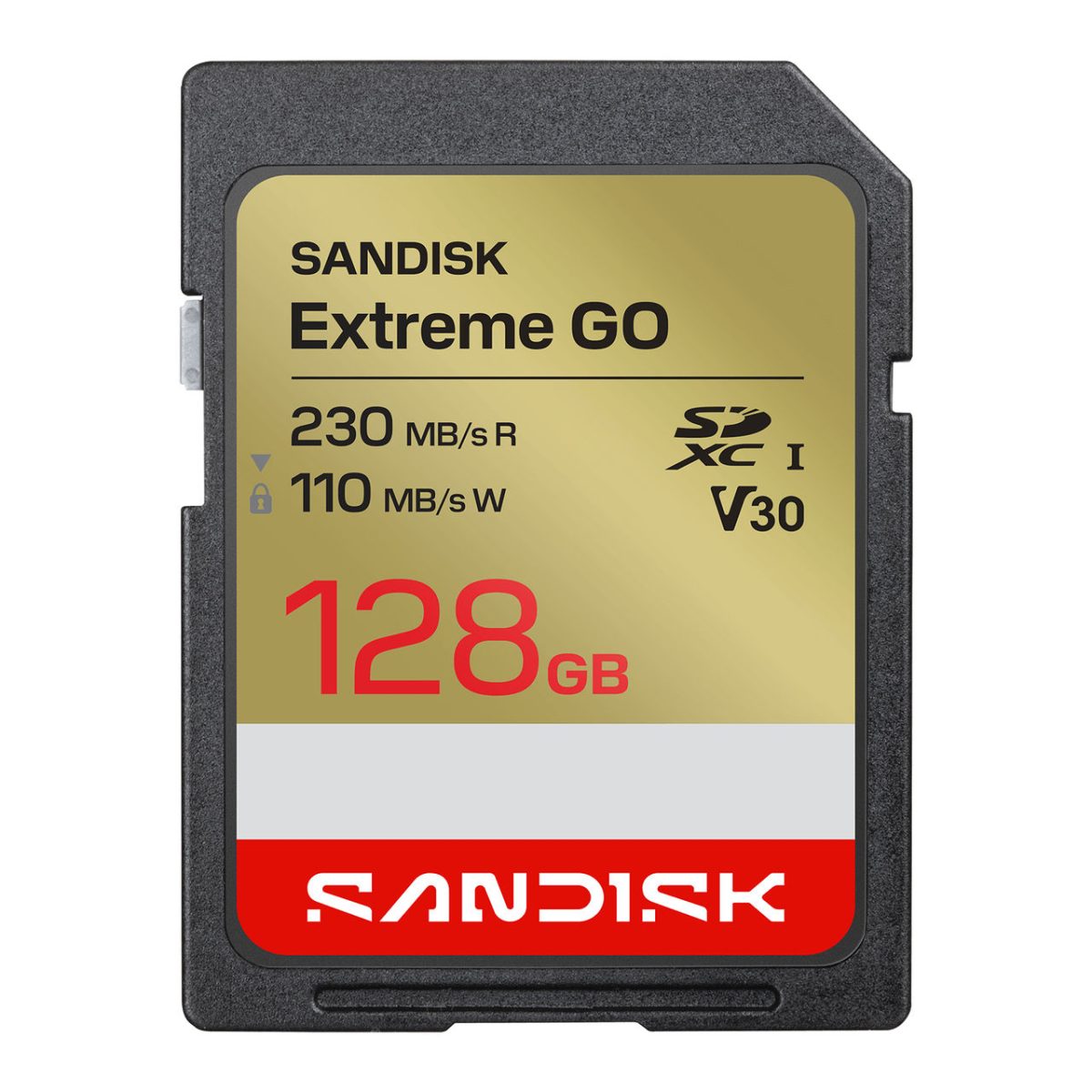 Sandisk Memory Card SDXC Extreme GO UHS-I Speed Up to R 230MB/s W 150MB/s