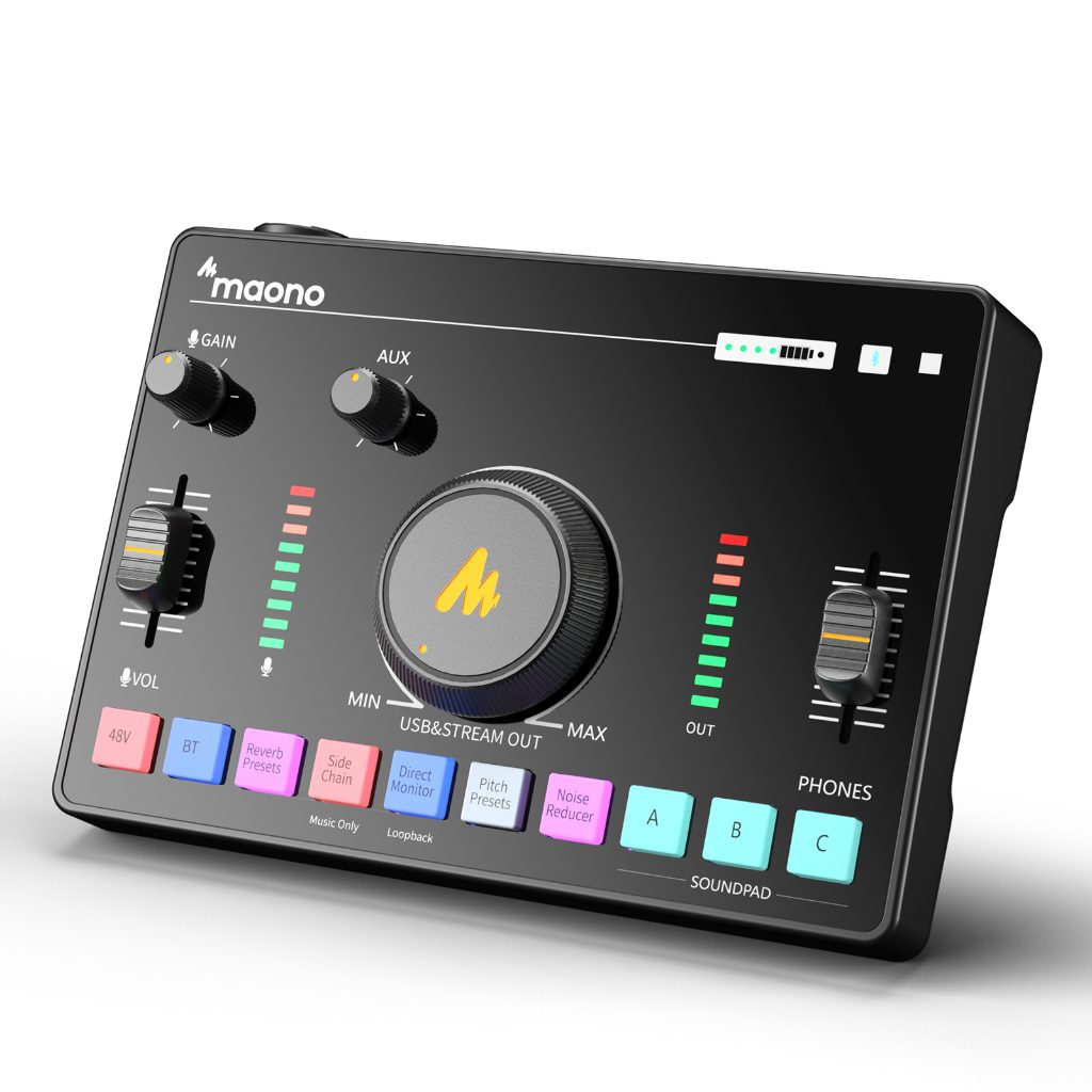 MAONO AU-AMC2 Neo Profesional Sound Card Audio Interface Mixer