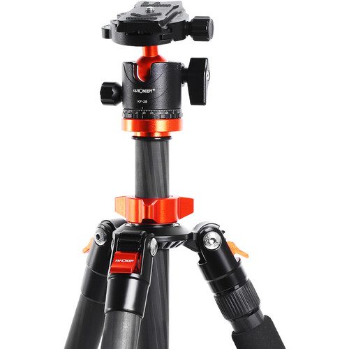 K&F Concept SA254C1 Professional Carbon Fiber Tripod Monopod Kit - KF09.091V1