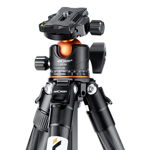 K&F Concept Professional SA254C2 Carbon Fiber Tripod with Monopod & Ball Head - KF09.098