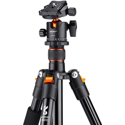 K&F Concept SA234 DSLR Camera Tripod with KF-28 Ball Head - KF09.080V1