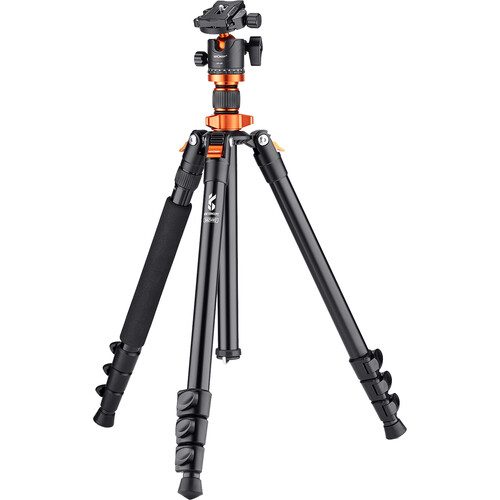 K&F Concept SA254M2 DSLR Camera Aluminum Tripod with Monopod and Ball Head Kit - KF09.089V1A