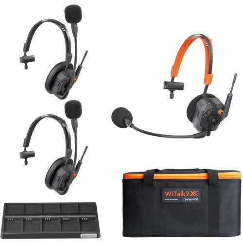 Saramonic WiTalk9X-3S 3-Person Wireless Single-Ear Headset Intercom