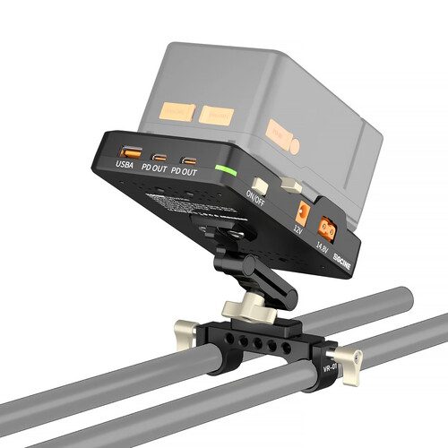 ZGCINE VM-VP1 KIT3 V-Mount Battery Plate with 15mm LWS Mount and Adjustable Arm