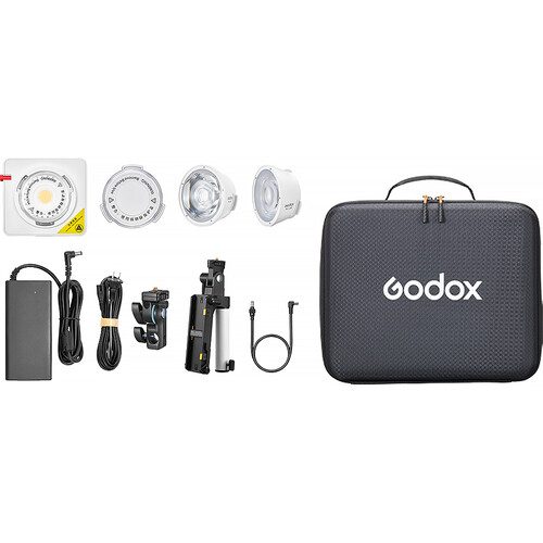 Godox ML100R KIT2 RGB Portable LED Light Kit (36° Lens & NP-F Handgrip)