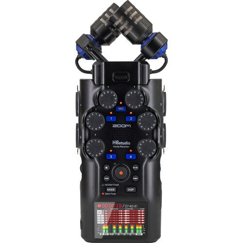Zoom H6studio 6-Track Handy Recorder with 32-Bit Float Recording