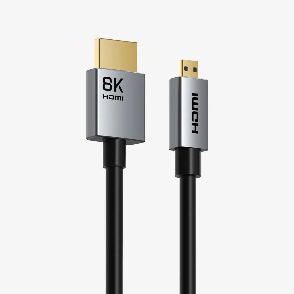 Cabletime Kabel Micro HDMI Male to HDMI Male 8K60Hz
